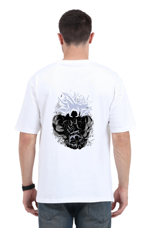 Goku Mastered Ultra Instinct Oversized T-Shirt - Image 2