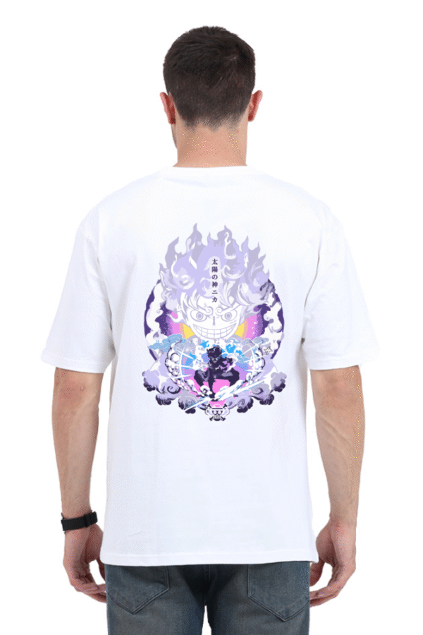 Luffy Gear 5 Nika Oversized T-Shirt - Image 4
