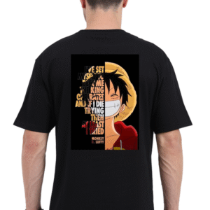 Luffy King Of The Pirates Speech One Piece Oversized tee