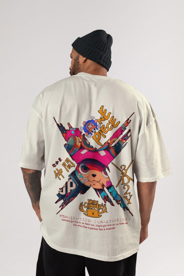 One Piece - Chopper Anime Oversized Anime T-Shirt - Image 5