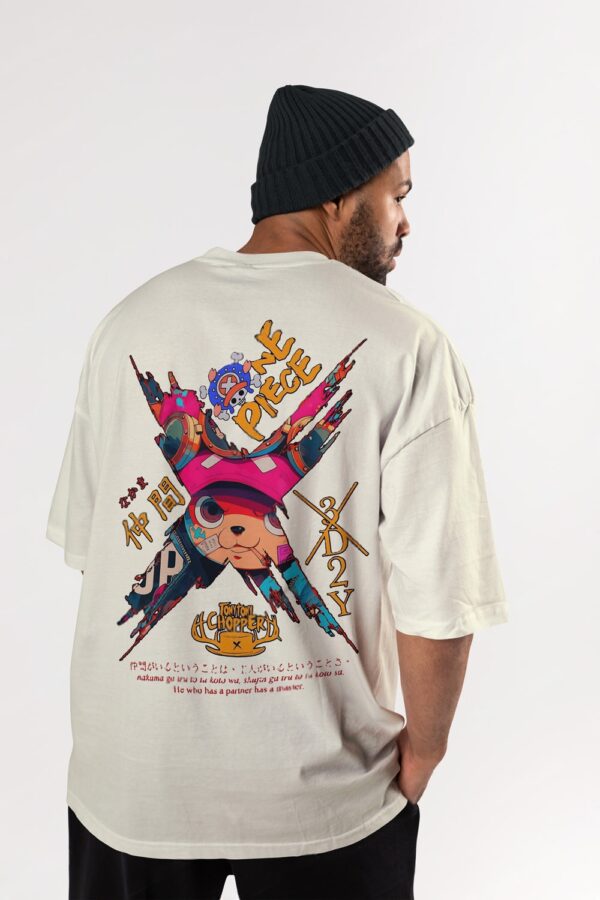 One Piece - Chopper Anime Oversized Anime T-Shirt - Image 6